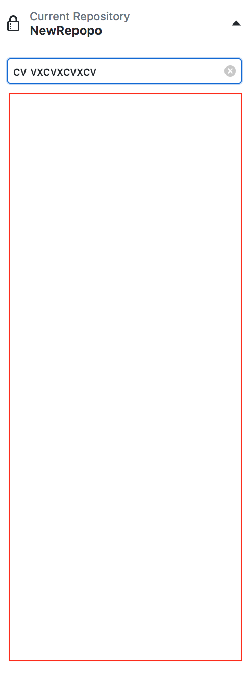 show something when repository filter returns no matches · Issue #5566 ...