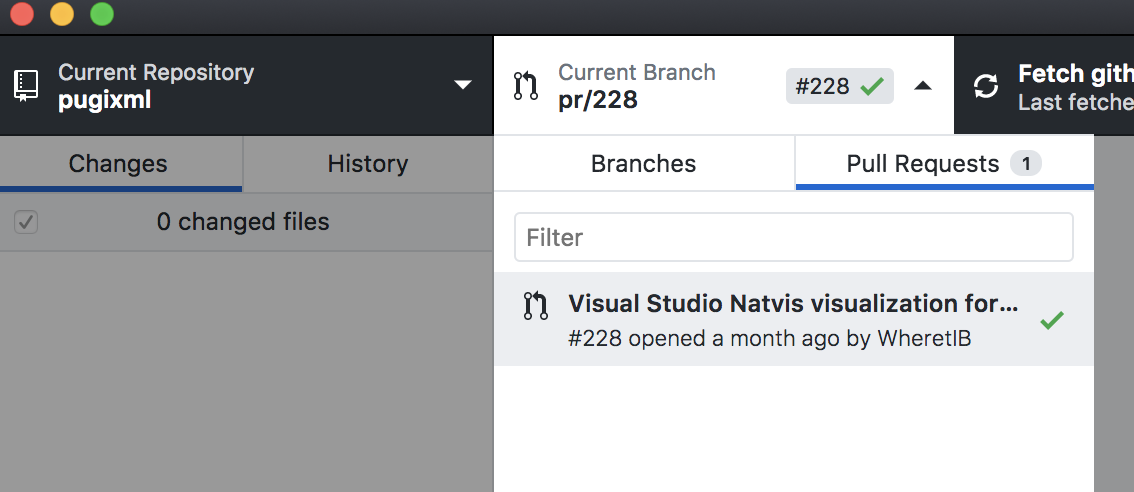 pull request list does not handle scenario where user is no longer ...