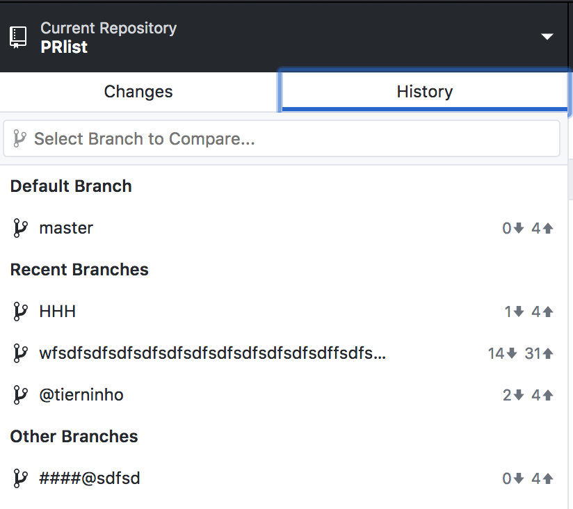 Clicking History tab should default to commit history list · Issue ...