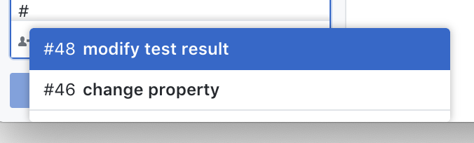 Autocomplete list not working properly in commit description · Issue ...