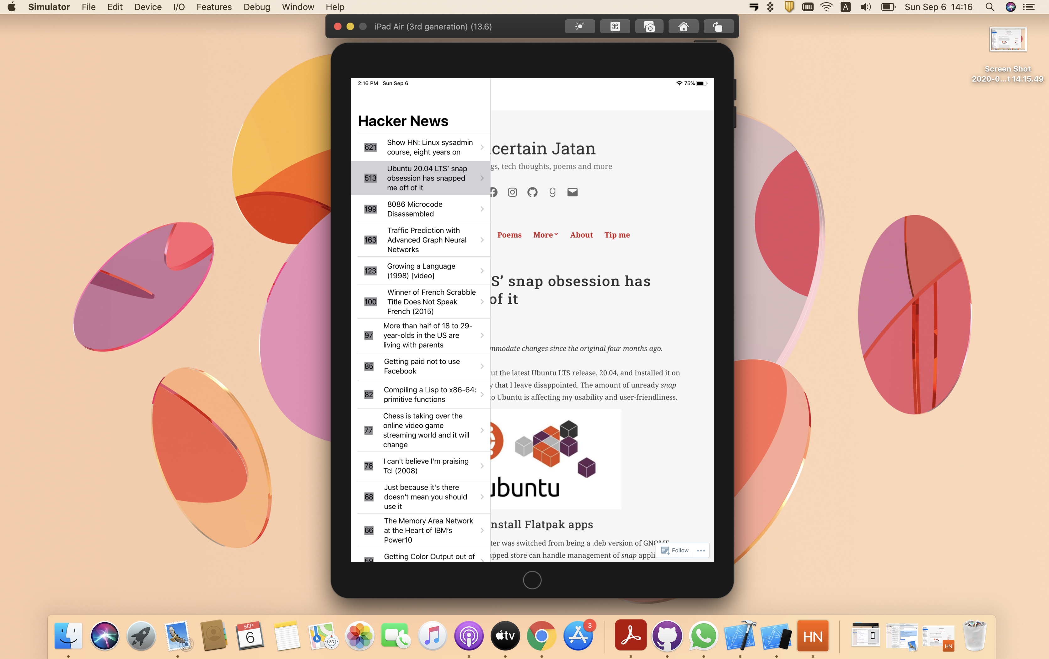 GitHub - dinkar1708/HackerNewsSwiftUI: Hacker news api - swift ui ...