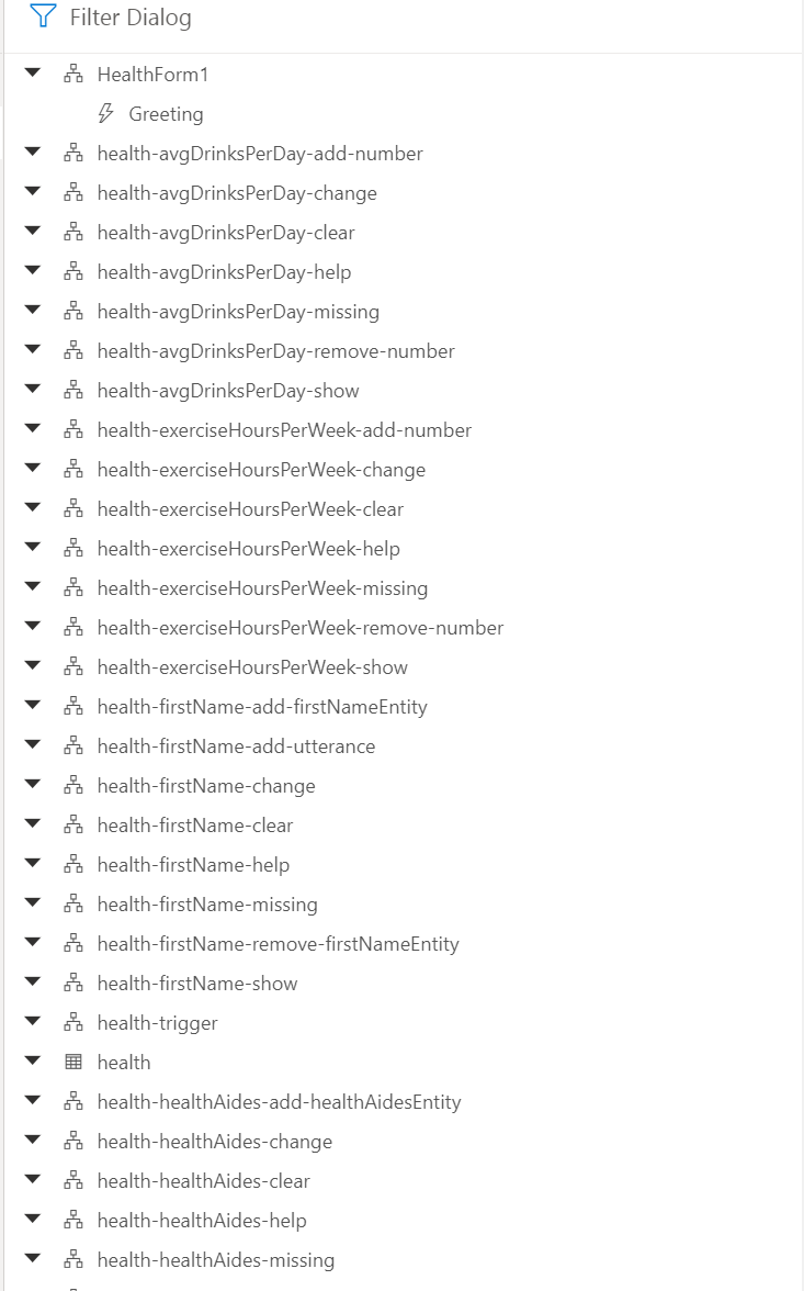 Empty QnA files generated for form dialog generated dialogs upon ...