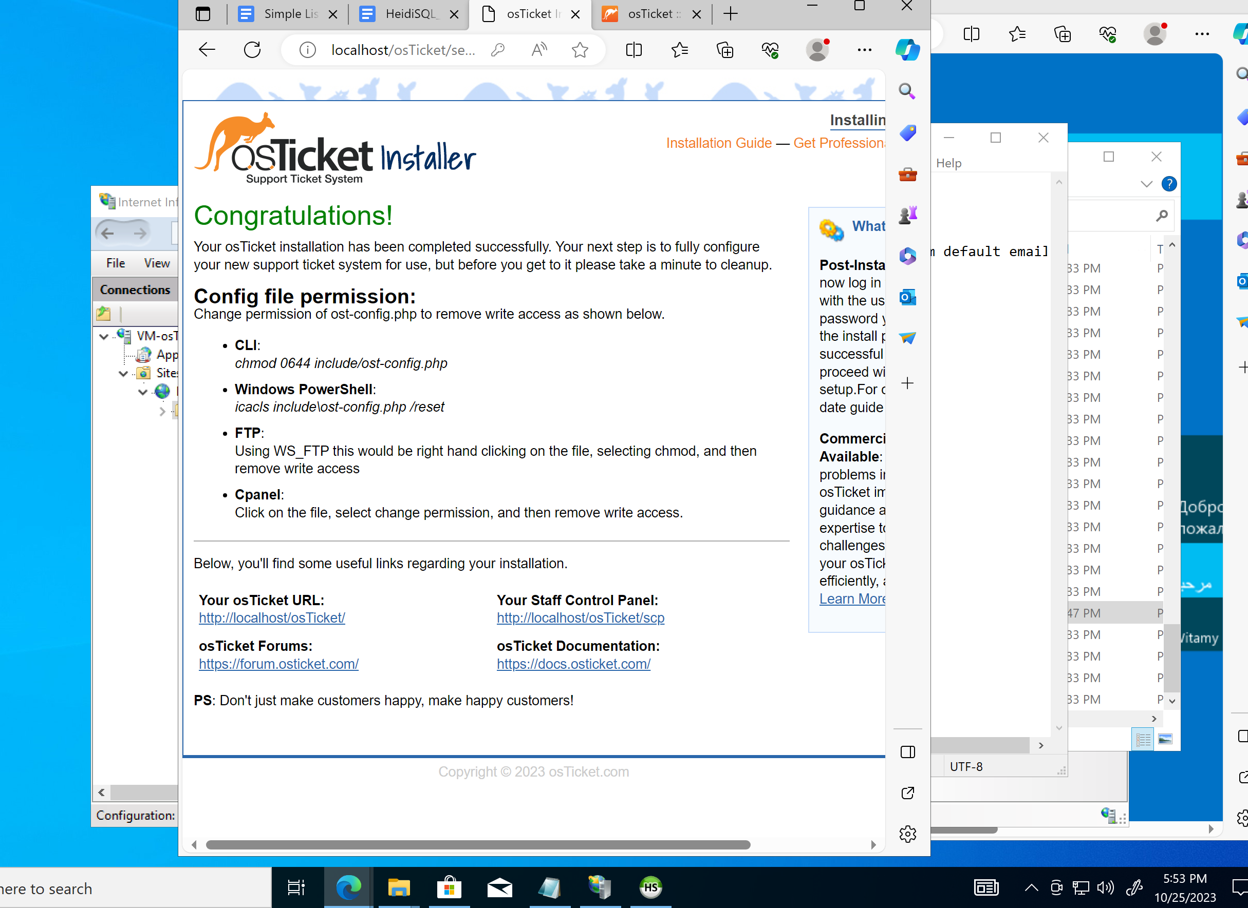 Github dabneyv osticket prereqs