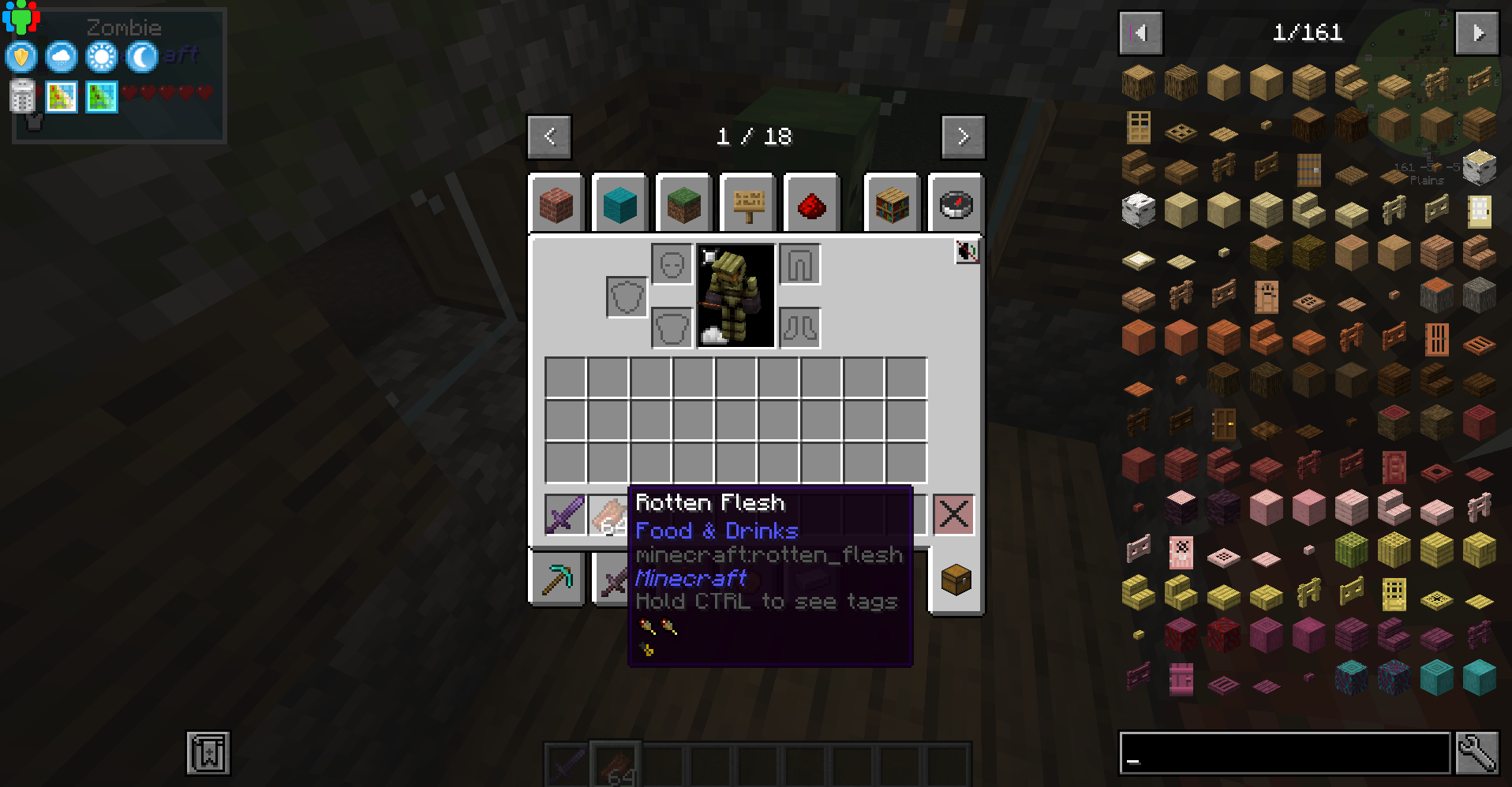 Zombies give 1 NBT tag to items they pick up · Issue 4073 · FTBTeam