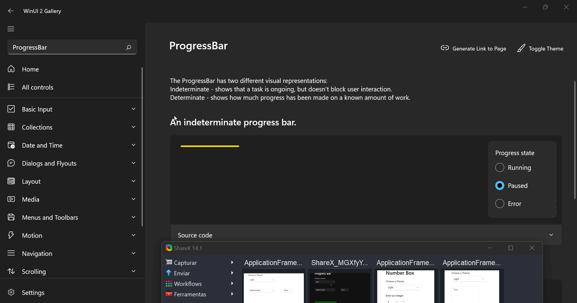 ProgressBar Theme Inconsistencies In Runtime Issue 7893 Microsoft 