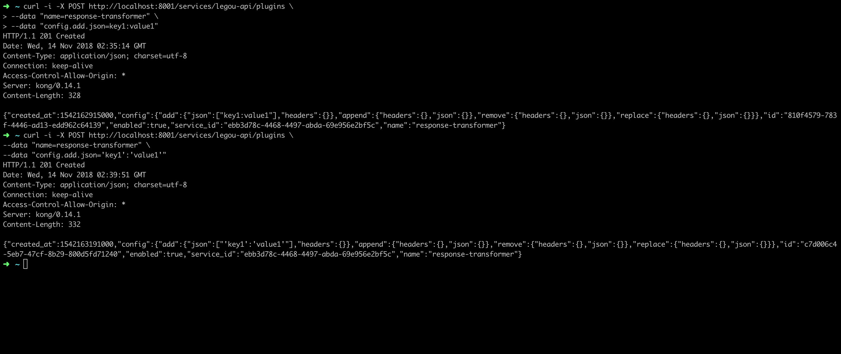 Response-Transformer deal JSON error! · Issue #3969 · Kong/kong · GitHub