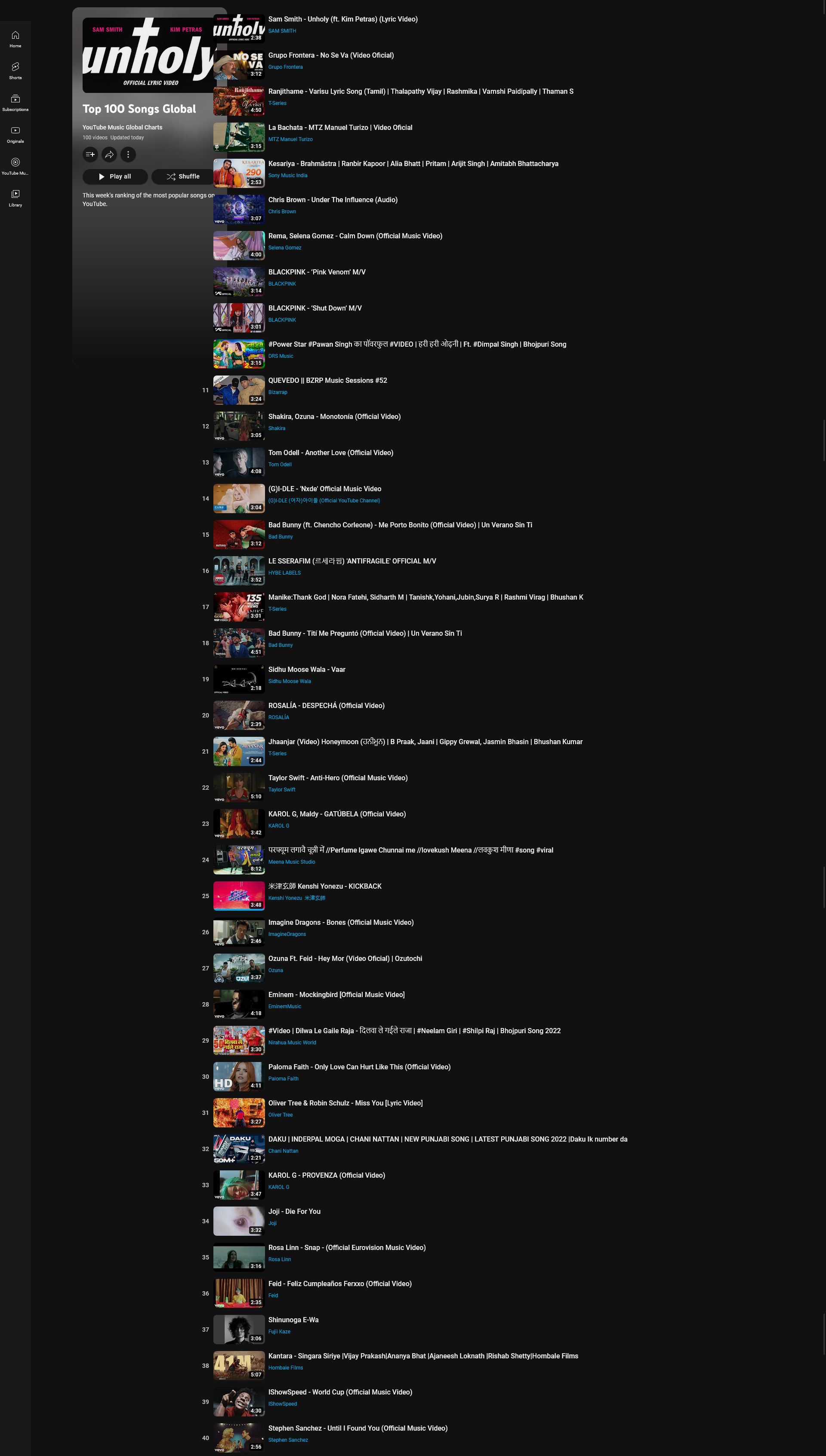 [Youtube] Can't download "Music Charts" at format 141 · Issue 5546