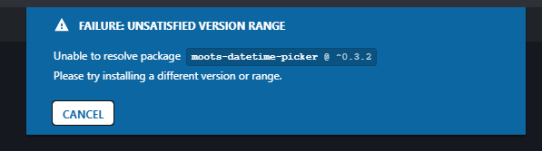 Unable to resolve latest npmjs package · Issue #1629 · stackblitz/core ...