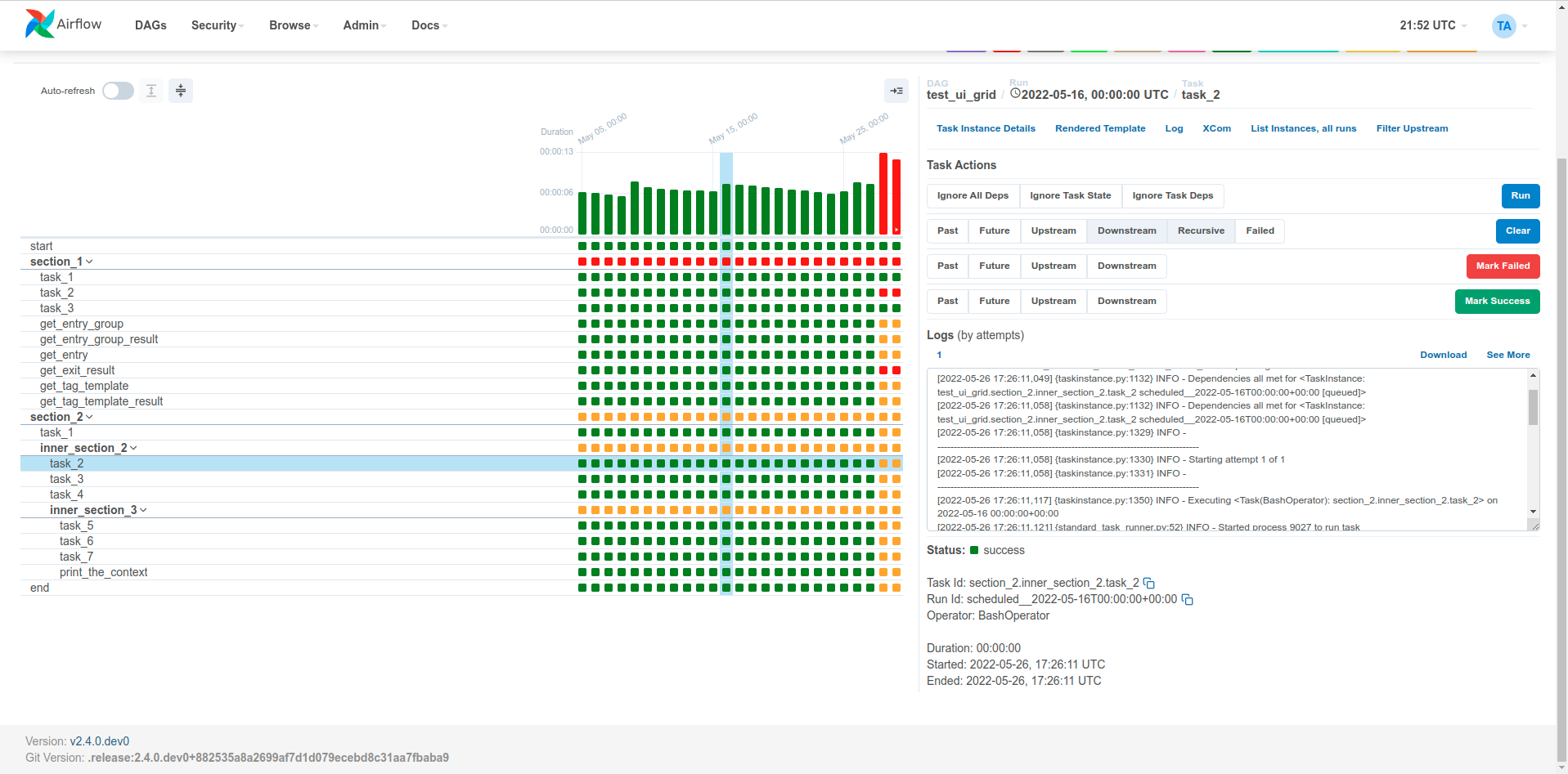 Add Task Logs to Grid details panel · Issue #23503 · apache/airflow ...