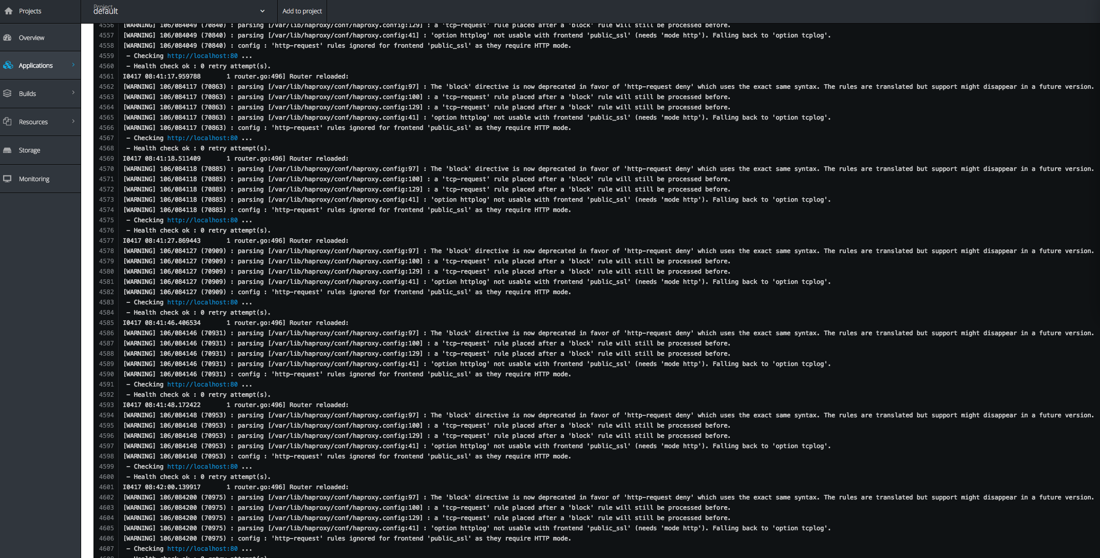 old haproxy process not exit after reloading · Issue #19382 · openshift ...