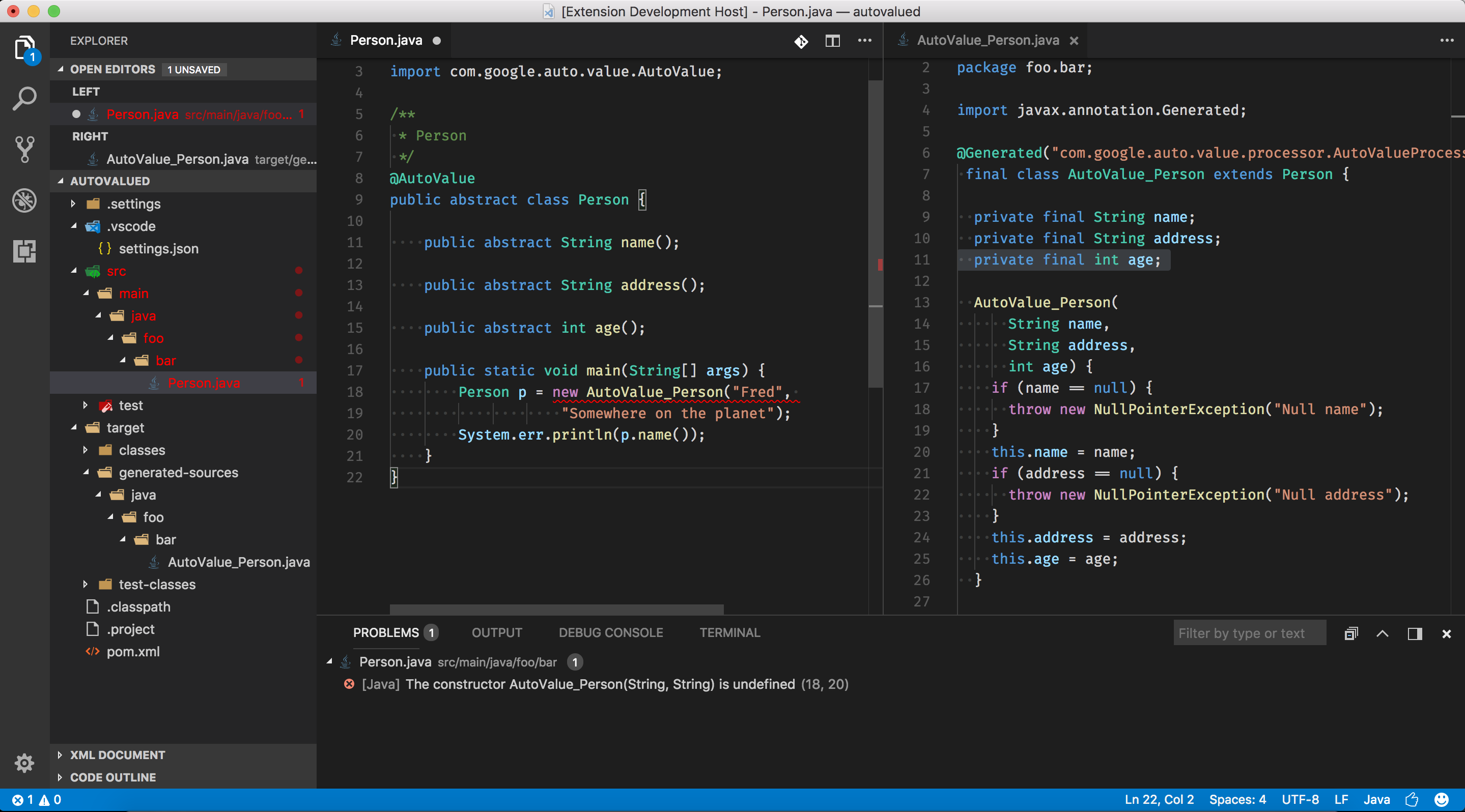 AutoValue in vscode-java