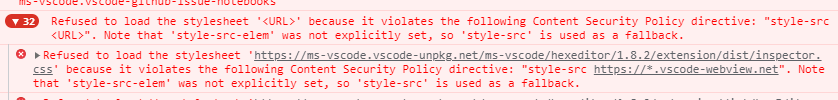 error loading stylesheet on github.dev · Issue #304 · microsoft/vscode ...