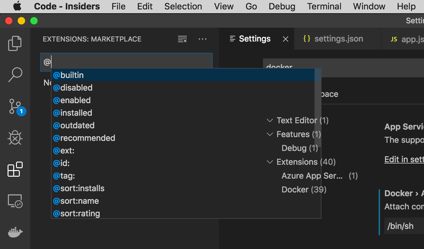 settings ui bleeds through extension search dropdown · Issue #78598 ...