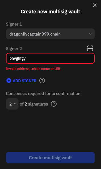 URL error prompt in the multi sig signer screen · Issue #2021 ...