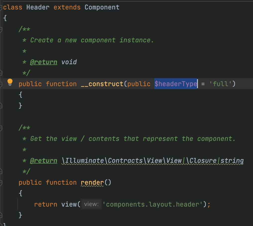 [Feature Request]: Autocomplete public properties in blade file · Issue ...