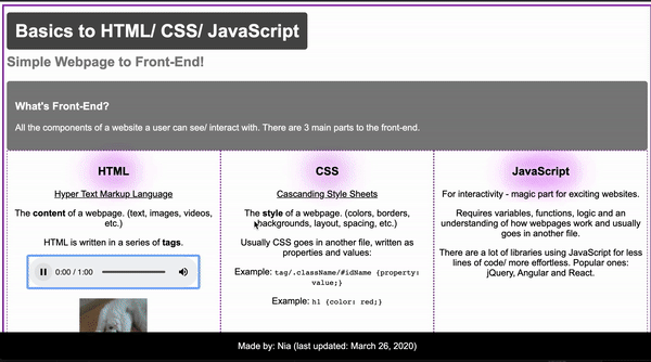 GitHub - NiaDavis/BasicWebpage: CIS102W Assignment 5 Part 2 - Web ...
