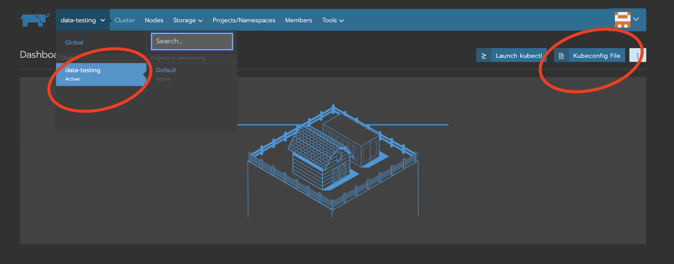 Kubeconfig file