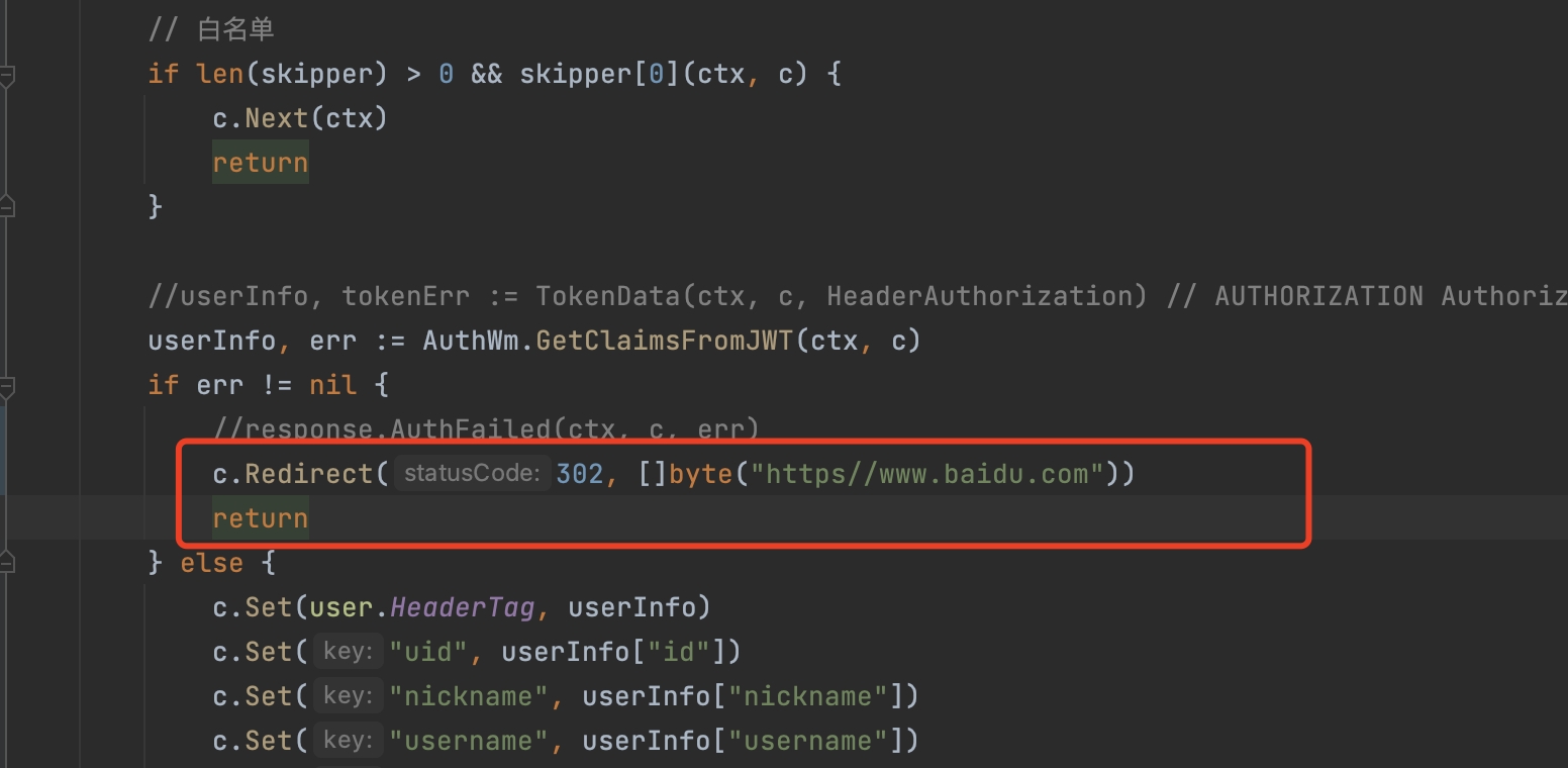 redirect加return是否应该阻止真实的返回数据 · Issue #704 · cloudwego/hertz · GitHub
