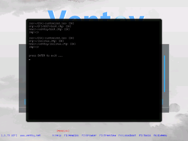 ESXi01 e6ed481b-35d3-46b9-bf43-f815e96d9f28 screenshot