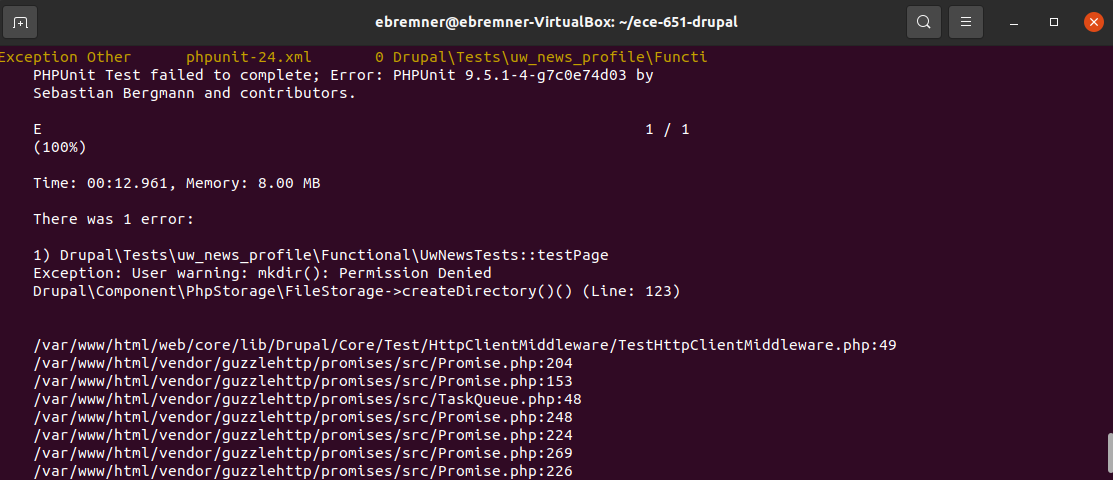 Running drupal unit tests fail · Issue #472 · wodby/docker4drupal · GitHub