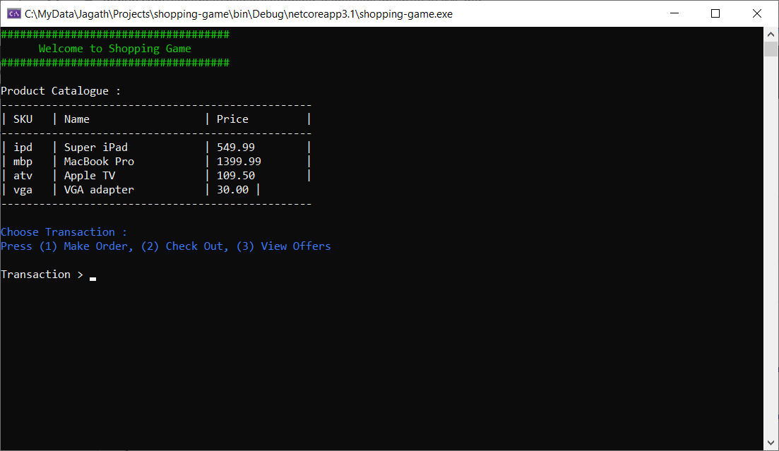 GitHub - Jagathratchagan/shopping-game