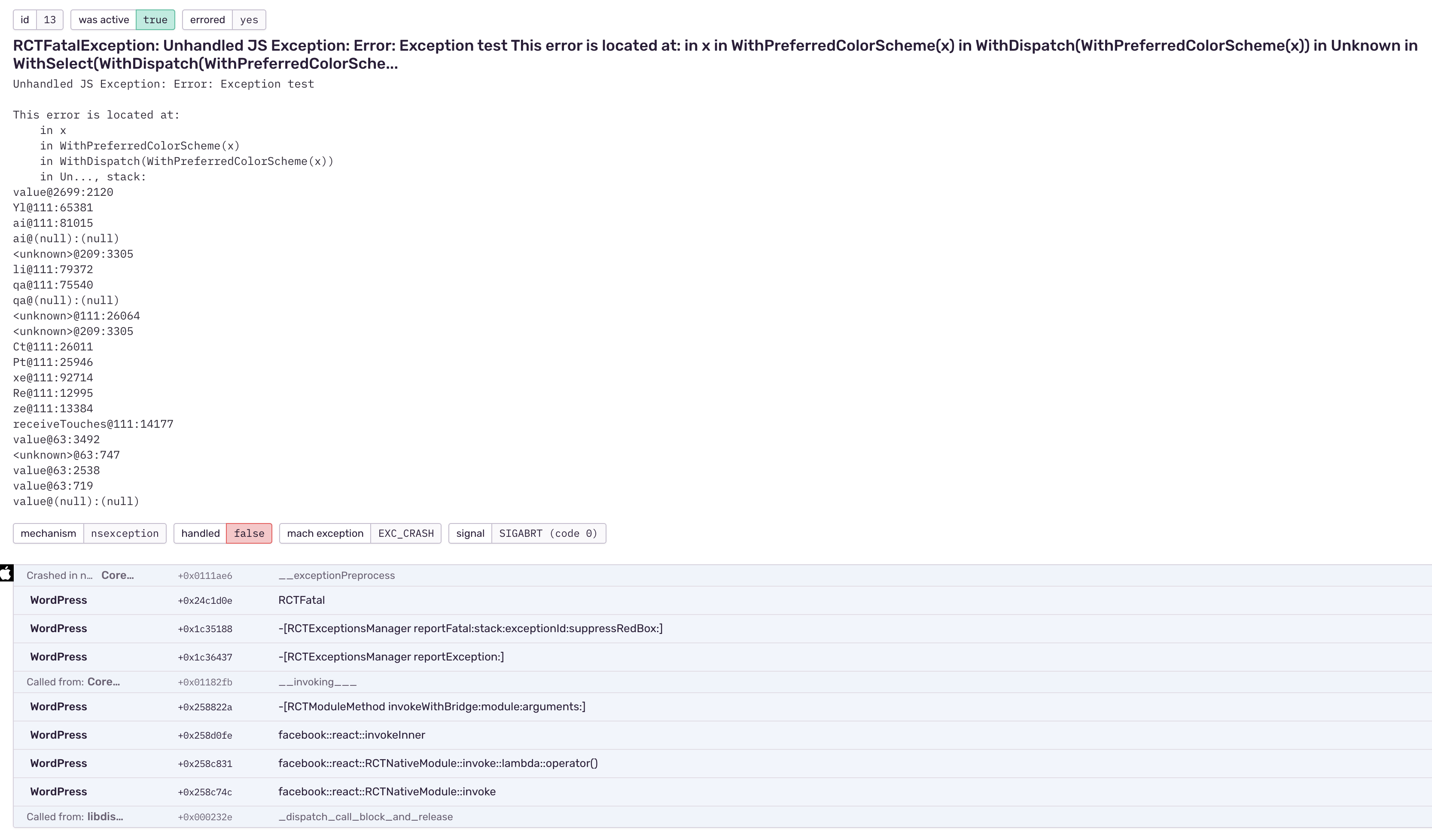 stack-trace-native