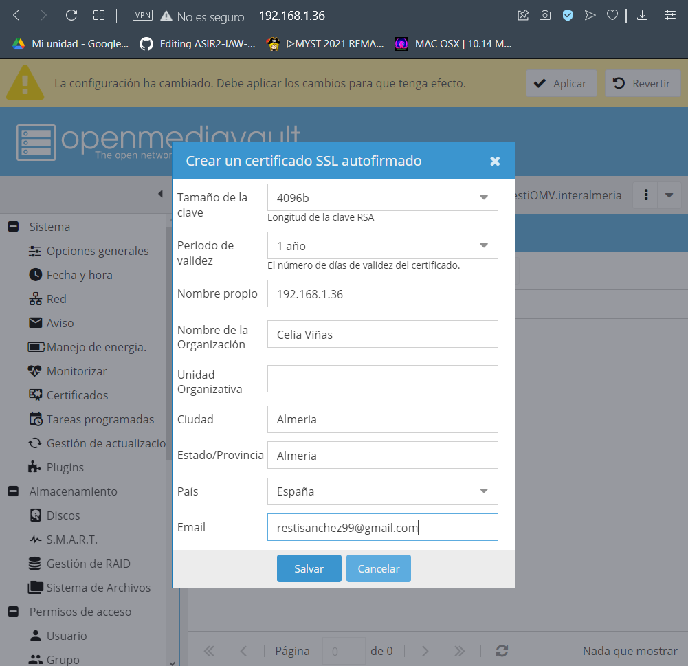 GitHub - RestiSanchez/OpenMediaVault: Configuraciones · GitHub