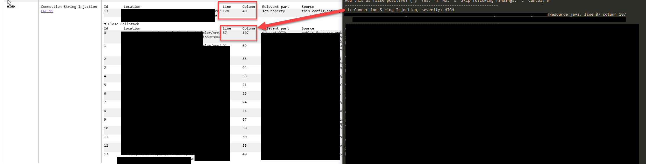 Report and interactive falsePositive Code does not match · Issue #597 ...