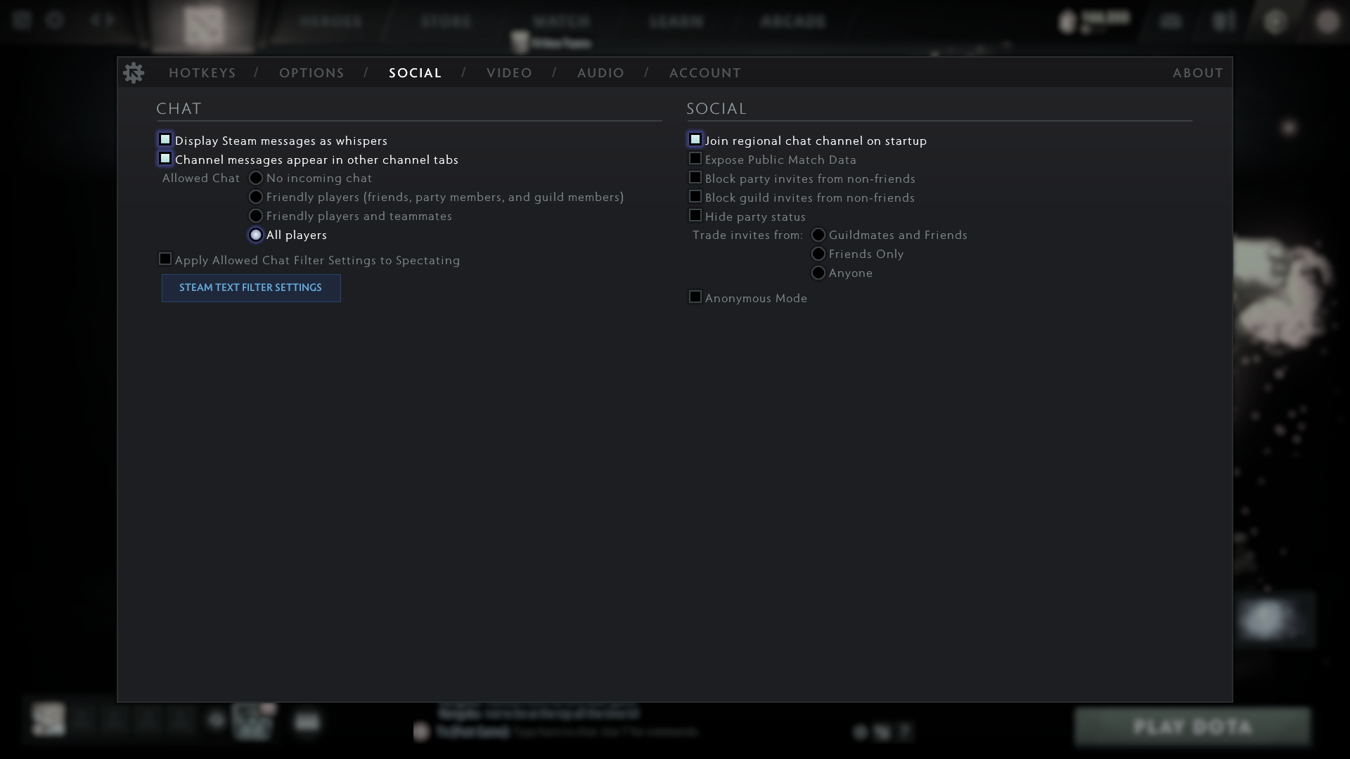 Expose Public Match Data disable still sharing my data (CRITICAL