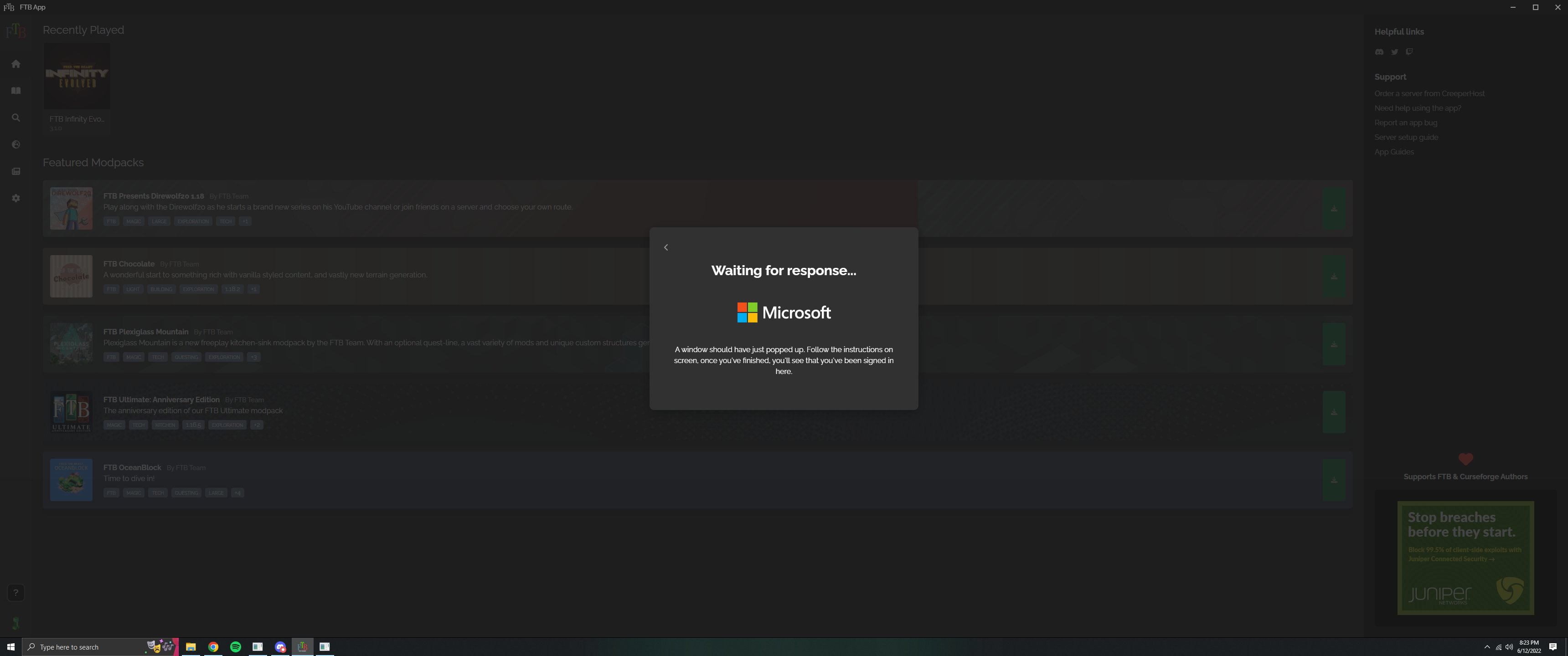 [Bug]: · Issue #604 · FTBTeam/FTB-App · GitHub