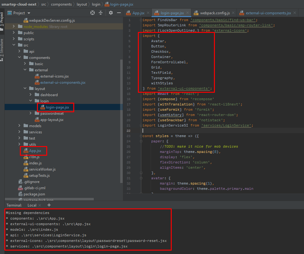 Webpack config aliases marked as "Missing dependencies" · Issue #611 ...