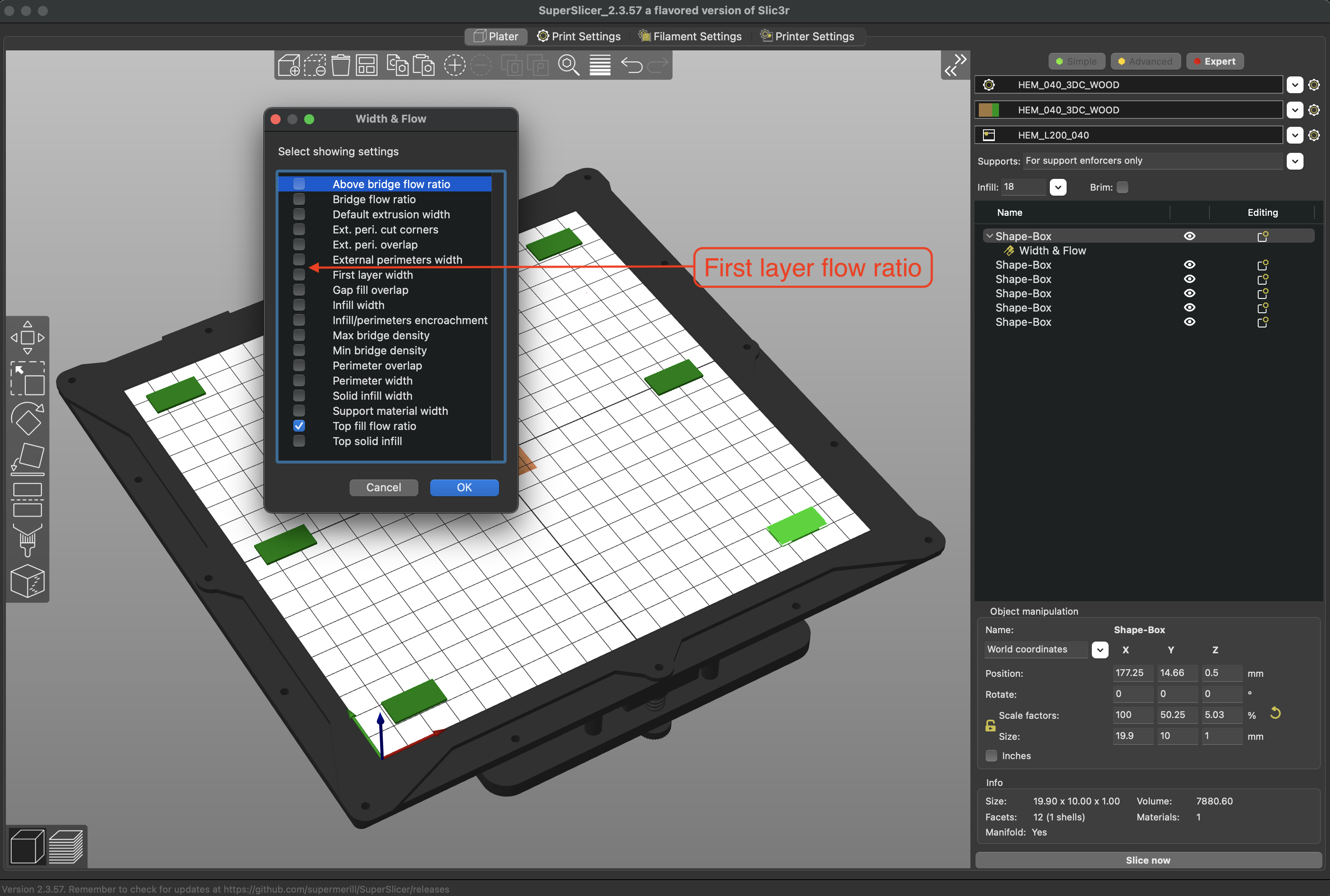 Add First layer Flow ratio in add settings · Issue #2106 · supermerill ...
