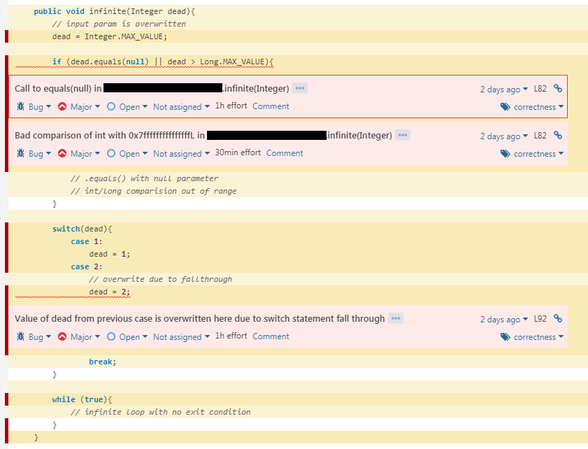 Fails to detect bugs · Issue #274 · spotbugs/sonar-findbugs · GitHub
