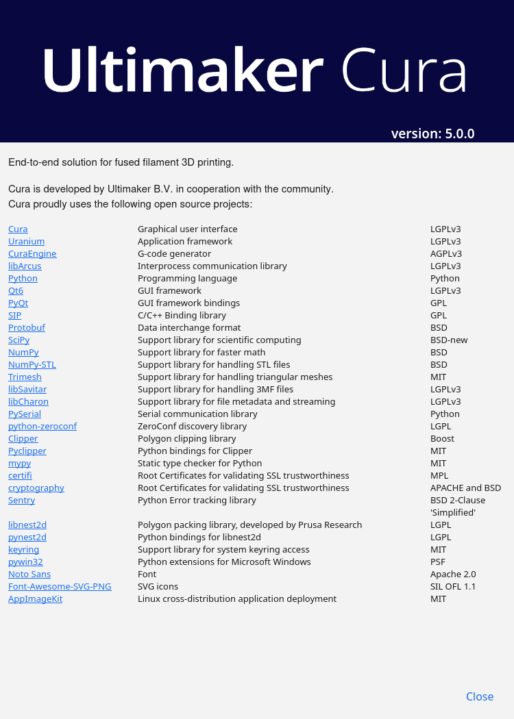 Cura 5.0.0 inconsistent font sizes · Issue #12475 · Ultimaker/Cura · GitHub