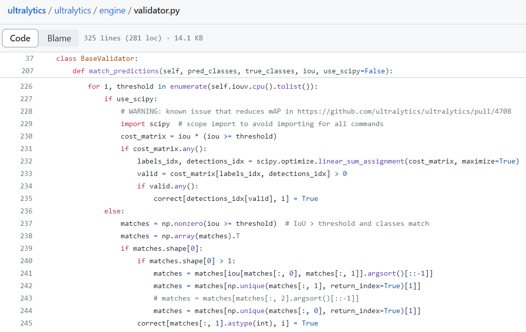 In the match_prediction function, is it correct to select only the one ...