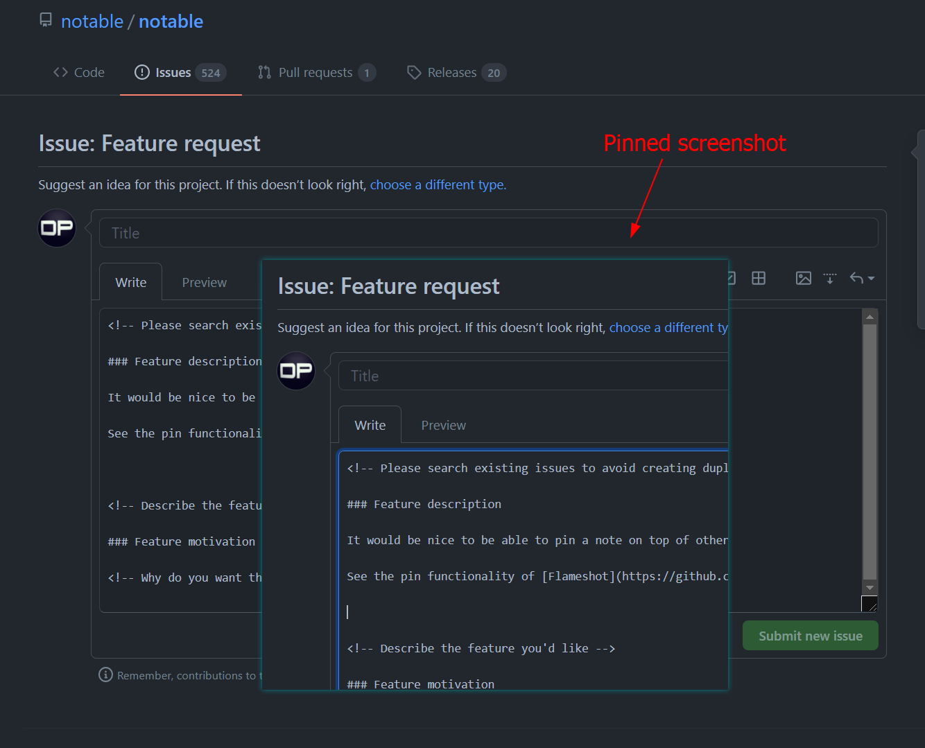 Pin a note on top of other windows · Issue #1479 · notable/notable · GitHub