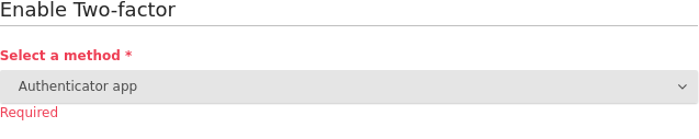 Self-service Enable Two Factor forms broken · Issue #1470 · FusionAuth ...