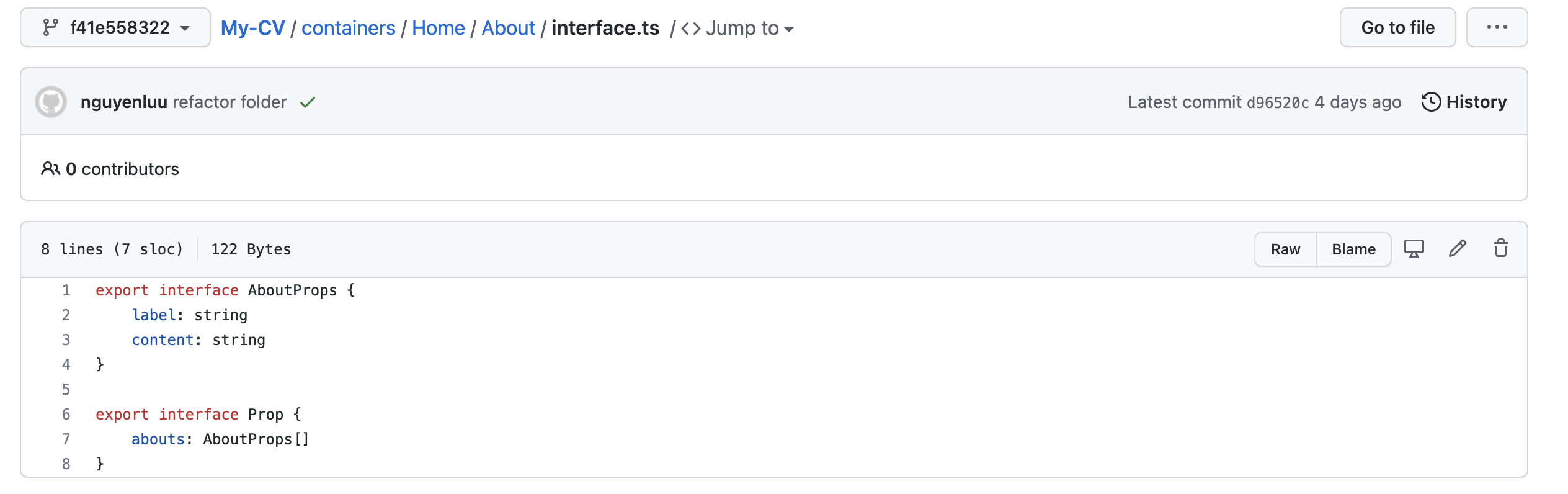 Review Code · Issue #4 · LuuTheNguyen/My-CV · GitHub