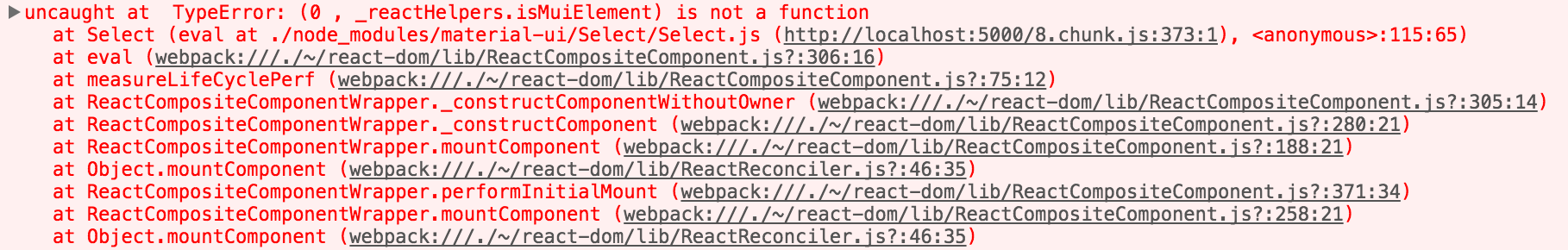 select - ismui issue