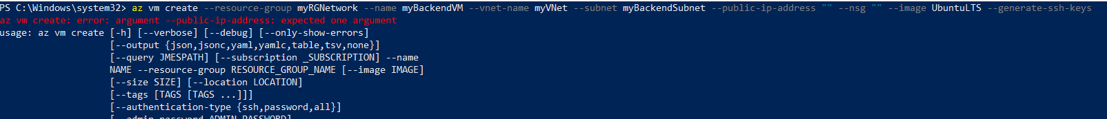 Empty Double Quots Cause PS Error by IP and NSG When Creating New VM ...