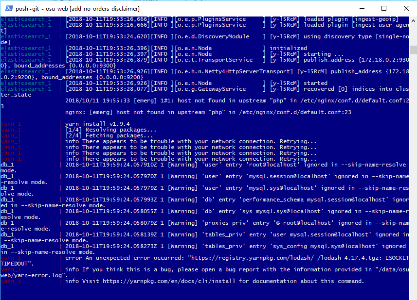 Problem Connection Timeouts with Docker builds. · Issue 6546