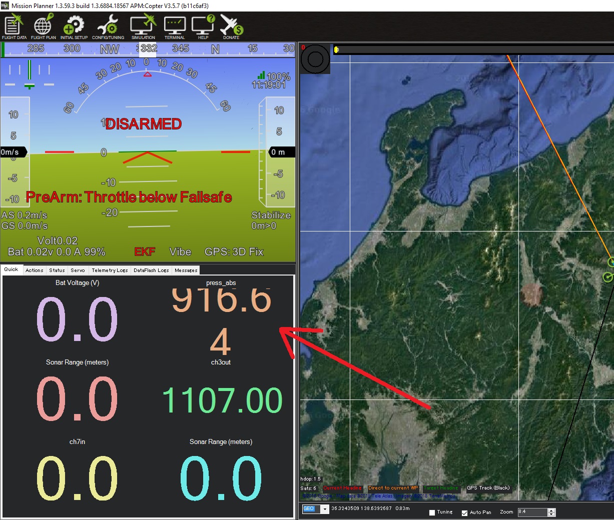 Quick tab font too big · Issue 1979 · ArduPilot/MissionPlanner · GitHub