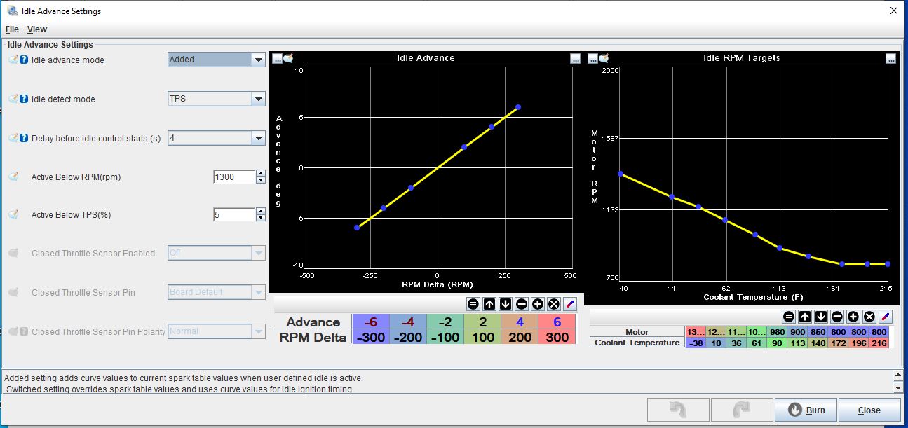 Idle RPM Delta and closed loop timing advance idle control · Issue 386