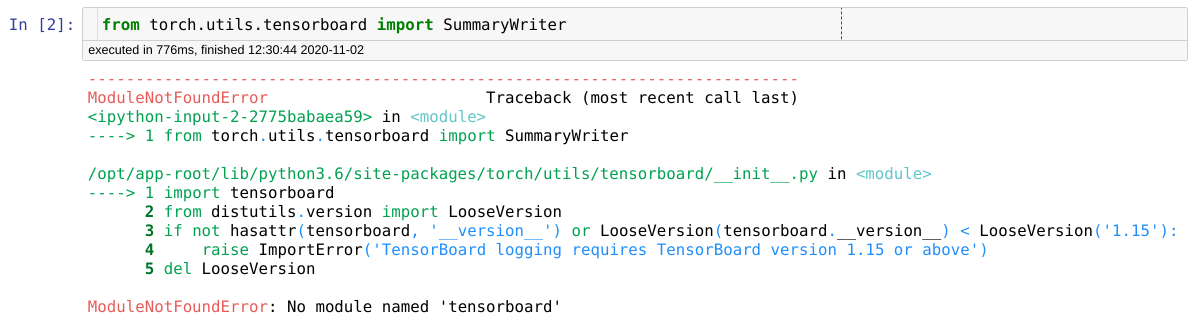 Tensorboard is not available · Issue #4 · thoth-station/s2i-pytorch ...
