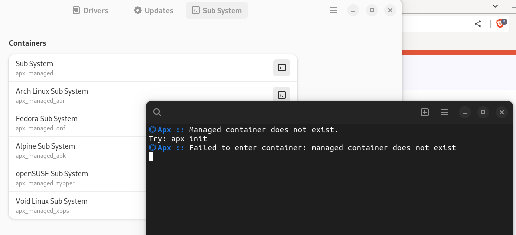 Cannot create subsystem container · Issue #116 · Vanilla-OS/first-setup ...