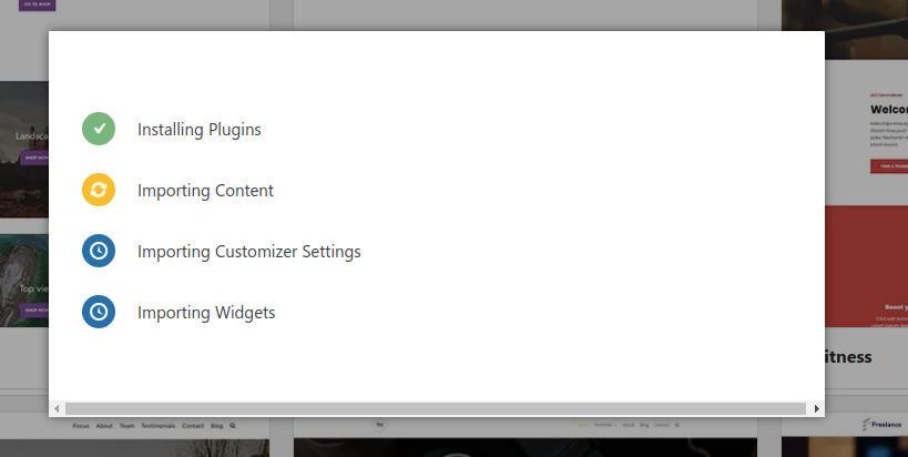 Horizontal scrollbar on import modal · Issue #113 · Codeinwp/templates ...