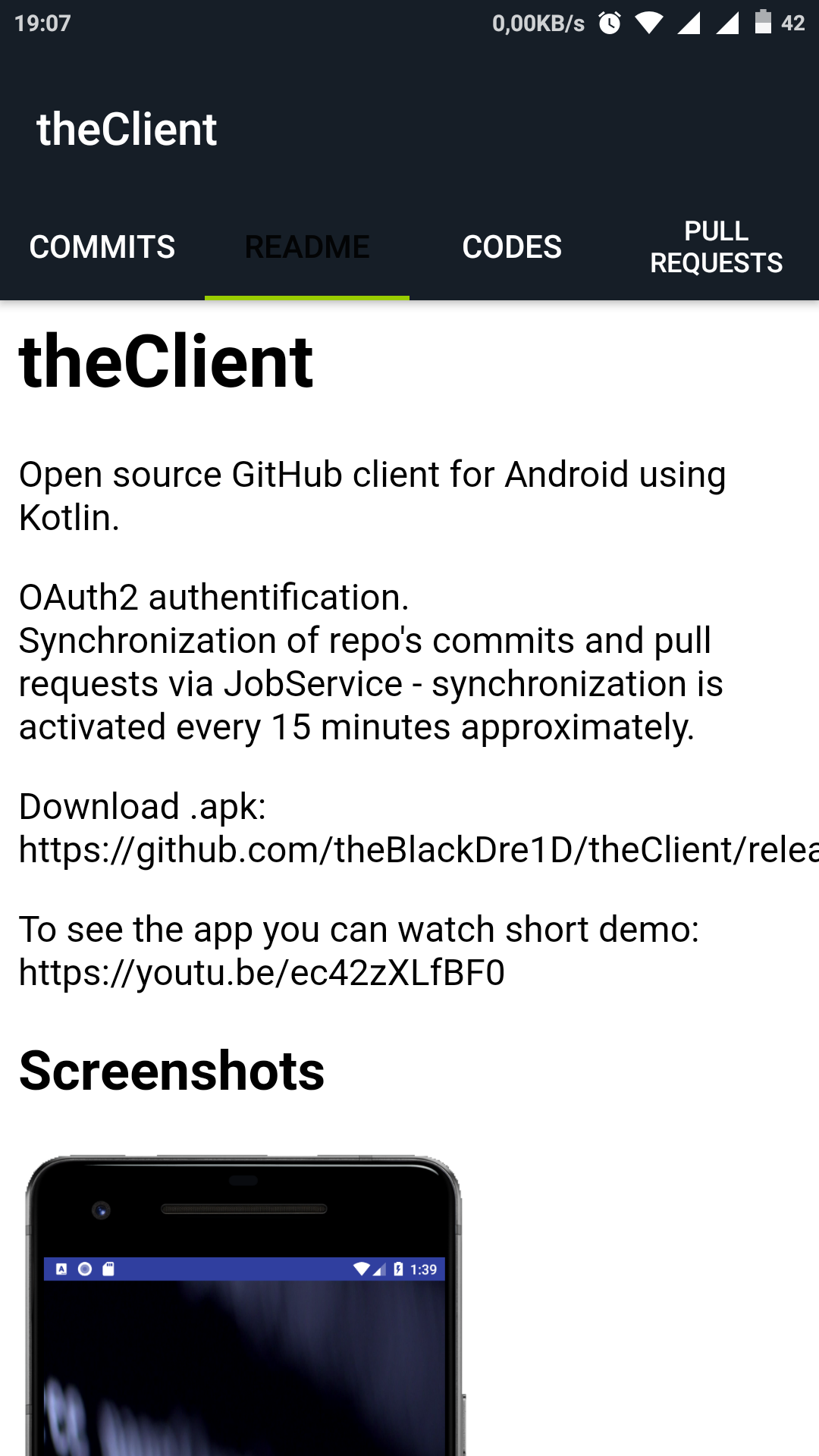 GitHub - theBlackDre1D/theClient: New open source GitHub client for ...