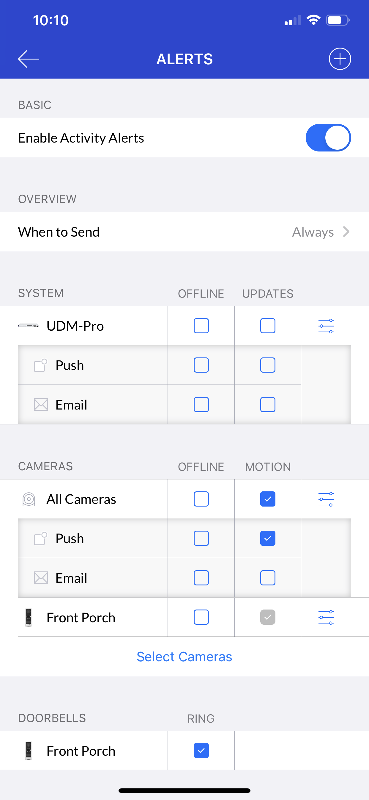 [UDMPro] Stopped getting motion notifications and 10 second snapshots