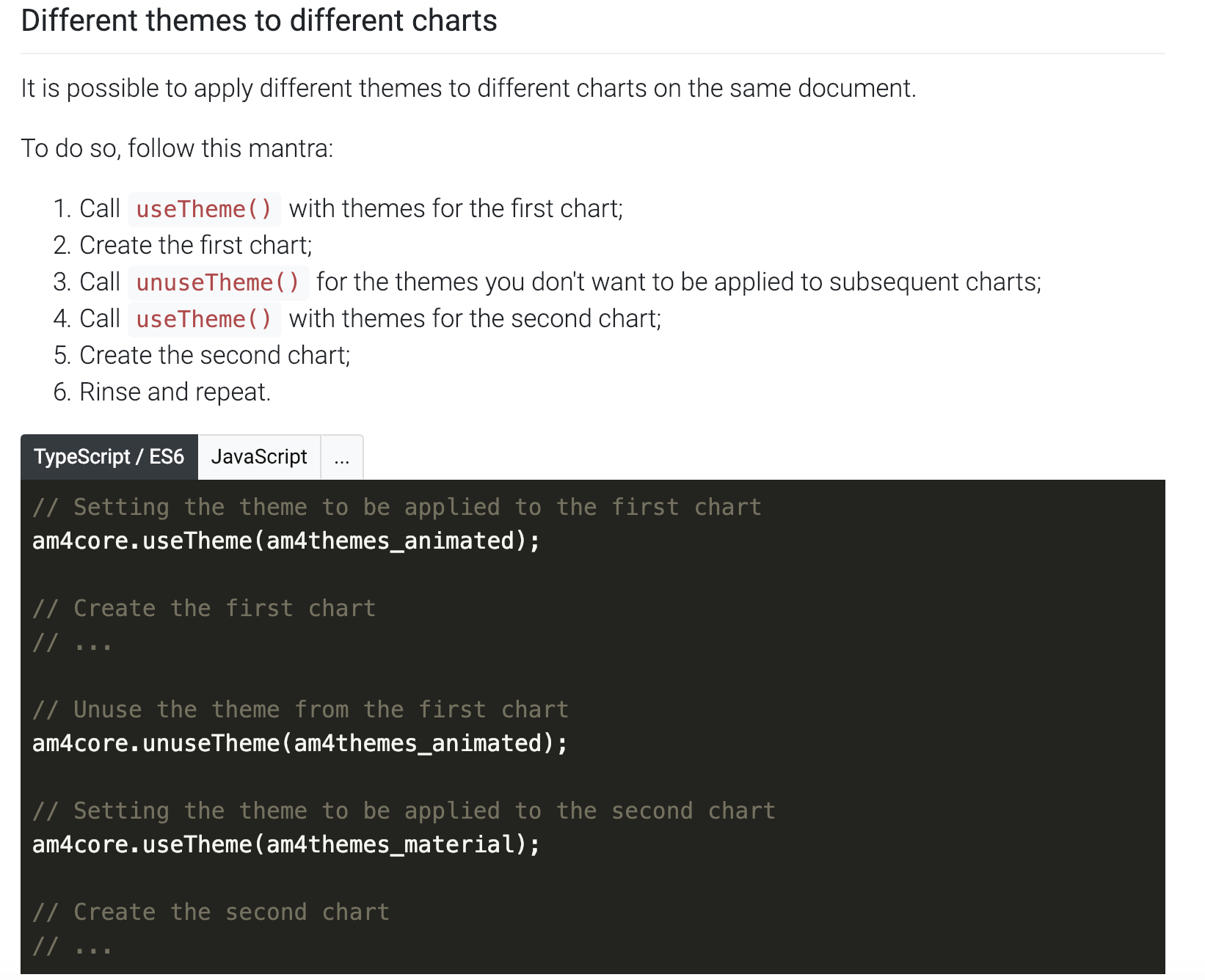 Why it s not possible to (properly) use a theme for only one chart Why it s not possible to (properly) use a theme for only one chart