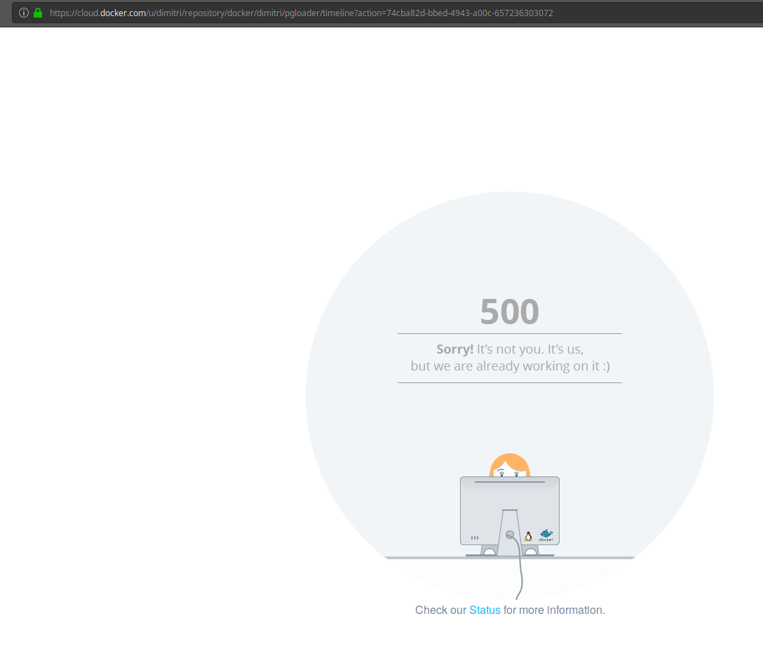 HTTP 500 for links from GitHub CI · Issue #1800 · docker/hub-feedback ...